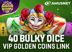40 Bulky Dice VIP Golden Coins Link
